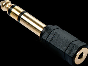 35620 6.3-mm jack plug to 3.5-mm jack plug