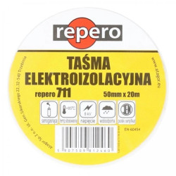 Taśma izolacyjna 50mm/20m Repero 711 biała PCV