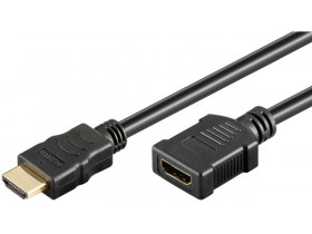 Kabel (przedłużacz) HDMI / HDMI gniazdo 3m 2.0 4K@60Hz