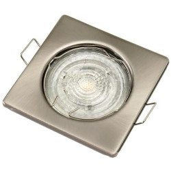 Oprawa TOPAZ kwadrat stała BS Chrom Mat blacha stalowa