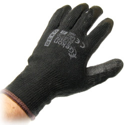 Rękawice ochronne GEKON r.9 gr. czarne