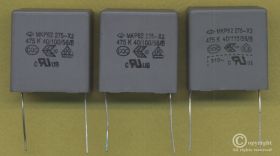 4,7uF/275V r=27,5 KONDENSATOR MKP X2