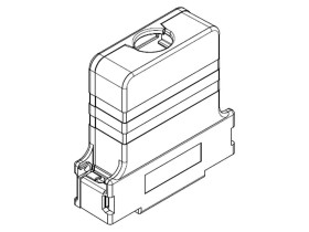 Molex 1731110112 Obudowa złącza D-SUB, 1 szt.