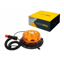 Lampa LED ostrzeg. (8LED) 3W 9-30V ELTA kogut niskoprofilowa