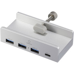 Renkforce RF-6690354 Hub RF-ACHB-350 1+3 ports USB 3.1 Aluminium Silver
