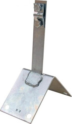 Uchwyt na kalenicę do drutu odgromowego KM45