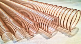 Peszel , zbrojony dł. 10m R: 60mm materiał: Poliuretan kolor: Półprzezroczysty Prosiflex