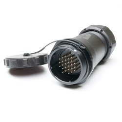 Przemysłowe złącze okrągłe 26-pinowe SP29 Układ szeregowy Gniazdo RS PRO Męski IP68 SP2911C