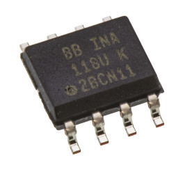 Wzmacniacz pomiarowy SOIC Texas Instruments Podwójne, 800kHz