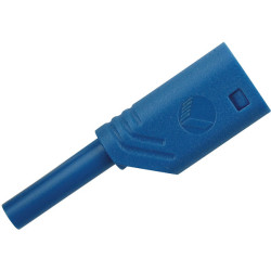 SKS Hirschmann 975 090-702 2mm MST S WS Au Plated Tower Plug CAT III Blue