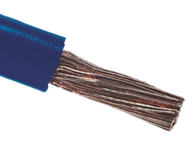 Przewód montażowy 10 mm² Mid Niebieski RS PRO PVC 8 AWG 600 V dł. 100m 72/0,4 mm +105°C CSA C22.2 typ TEW, UK BS 6231,