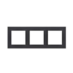 SIMON10 czarny CR3/49 Ramka 3-krotna KONTAKT