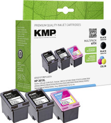 KMP atrament Zamiennik HP 301XL, CH563EE, CH564EE zamiennik Combi-Pack Czarny, Kolor H77V 1719,4055