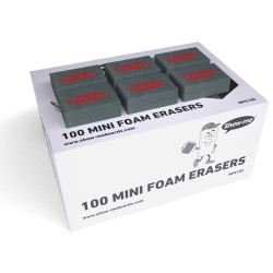 Show-me Mini Foam Erasers - Pack of 100
