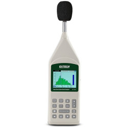 Kalibrator poziomu dźwięku 407790A, 130 dB, 10 kHz, ±1.5 dB 0.52 cal, Extech