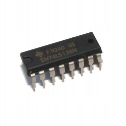 SN74LS138N 74LS138 Single Supply Decoder Demultiplexer - TTL - DIP16