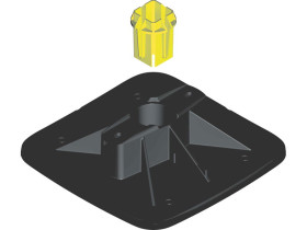 Stopa dachowa ST335 628030 BAKS