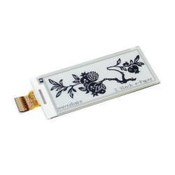 E-paper E-Ink (B) 2,9'' 296x128px - wyświetlacz trójkolorowy (bez modułu) - Waveshare 13276