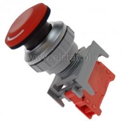 Przycisk dłoniowy czerwony blokada ( NC ) GRZYB