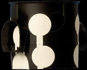 7320028 Windproof flush-fitted switch box, membrane, without screws