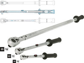 Klucz dynamometryczny Hazet 6114-1CT 6114-1CT, 3/8" (10 mm), 6.8 - 54.2 Nm
