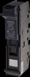 Fuse holder, 1 pole, 22 x 127 mm, 63 A, 1500 V, DIN rail, 3NC2391-0MK