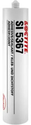 Adhesive and sealant, 310 ml, cartridge, pasty, white, LOCTITE SI 5367 WH CR310ML EN/DE/FR