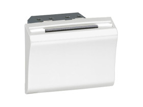 MOSAIC Wyłącznik hotelowy 2 moduły biały 230V 078445 LEGRAND