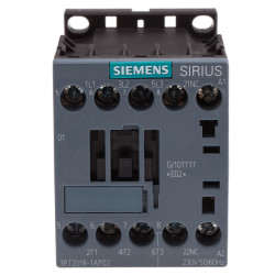 Stycznik 3RT2 230V ac Siemens styki: 3-biegunowy 7.5 kW 16 A 3 NO 230V ac Zacisk śrubowy 3RT2018-1AP02