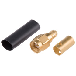 Złącze SMA męskie prosty 50Ω montaż na kablu, połączenie zagniatane Termination