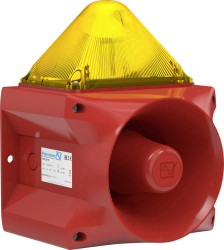 Generator sygnału optyczno-akustycznego Pfannenberg PA X 20-15 230 AC YE 230 V/AC