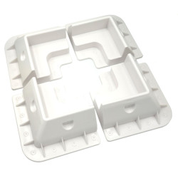 Uchwyty narożne na dach panela STANDARD montażowe solar kamper przyczep