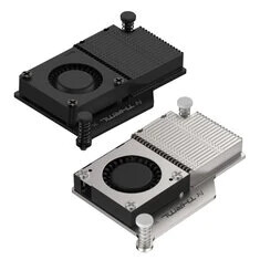 Argon THRML 30mm Aktywny Chłodzenie dla Raspberry Pi 5 8000RPM Wentylator PWM Chłodzenie Pasywne Aluminiowe Żebrowania Radiator