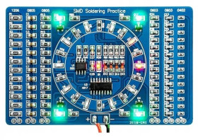 ZESTAW MODUŁ DO NAUKI LUTOWANIA SMD "KOŁO FORTUNY"