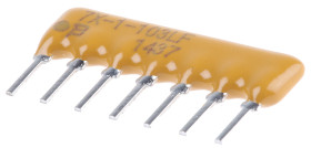 Drabinka rezystorowa ±2% 10kΩ Bussed, 6 x, 0.88W SIP Bourns