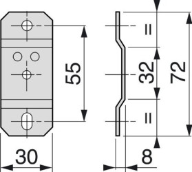 Canalis, podkładka mocująca KBB40ZFMP