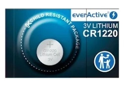 Bateria CR1220 litowa 3V everActive