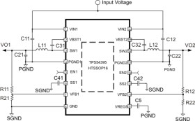 4.5V to 18V Input, Dual 3A Output, Synchronous Step-Down Converter