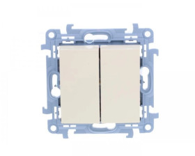 Simon 10 Łącznik świecznikowy 10AX IP20 kremowy CW5.01/41