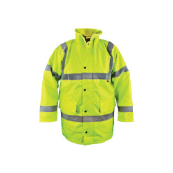 Scan OC-122-L Hi-Vis Yellow Motorway Jacket - L (44in)