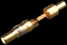 131J20019X D-SUB single contact, coax, plug 50 Ohm, straight