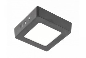 Oprawa LED MATIS PLUS, downlight, 7W, czarna, 4000K, 560lm, AC220-240V, natynkowa, IP20, 120