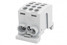 Zacisk odgałęźny HLK 100A-3 (1x25,2x16 / 1x25,2x16) Al/Cu - szary