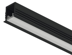 Profil LED wpuszczany, czarny, 1104 Häfele Lighting, 83395725
