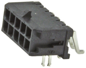 Listwa stykowa PCB 10-pinowe Micro-Fit 3.0 raster: 3 mm Kąt prosty 2-rzędowe Molex Powierzchnia 250 V W osłonie