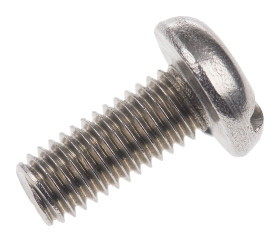 Śruby maszynowe M5 łeb z łbem walcowym soczewkowym Stal nierdzewna długość 12.0mm skok 0.80mm