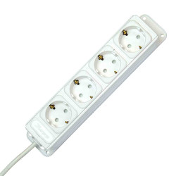 Przedłużacz 1.4m 4 gniazda Przedłużacz z gniazdami