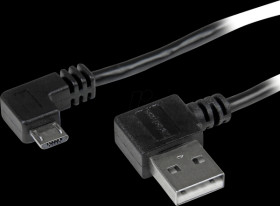 USB2AUB2RA2M 2m 6 ft Right Angle Micro-USB Cable