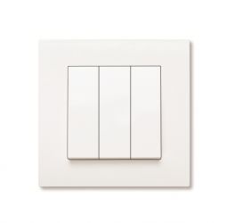 Włącznik VIKO 3-klawiszowy biały - KARRE