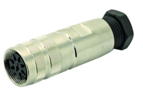 Złącze DIN 7 -pinowe Żeński Montaż na kablu M16 100 V